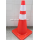 Fluorescent Orange Flexible Road Safety PVC Traffic Cone